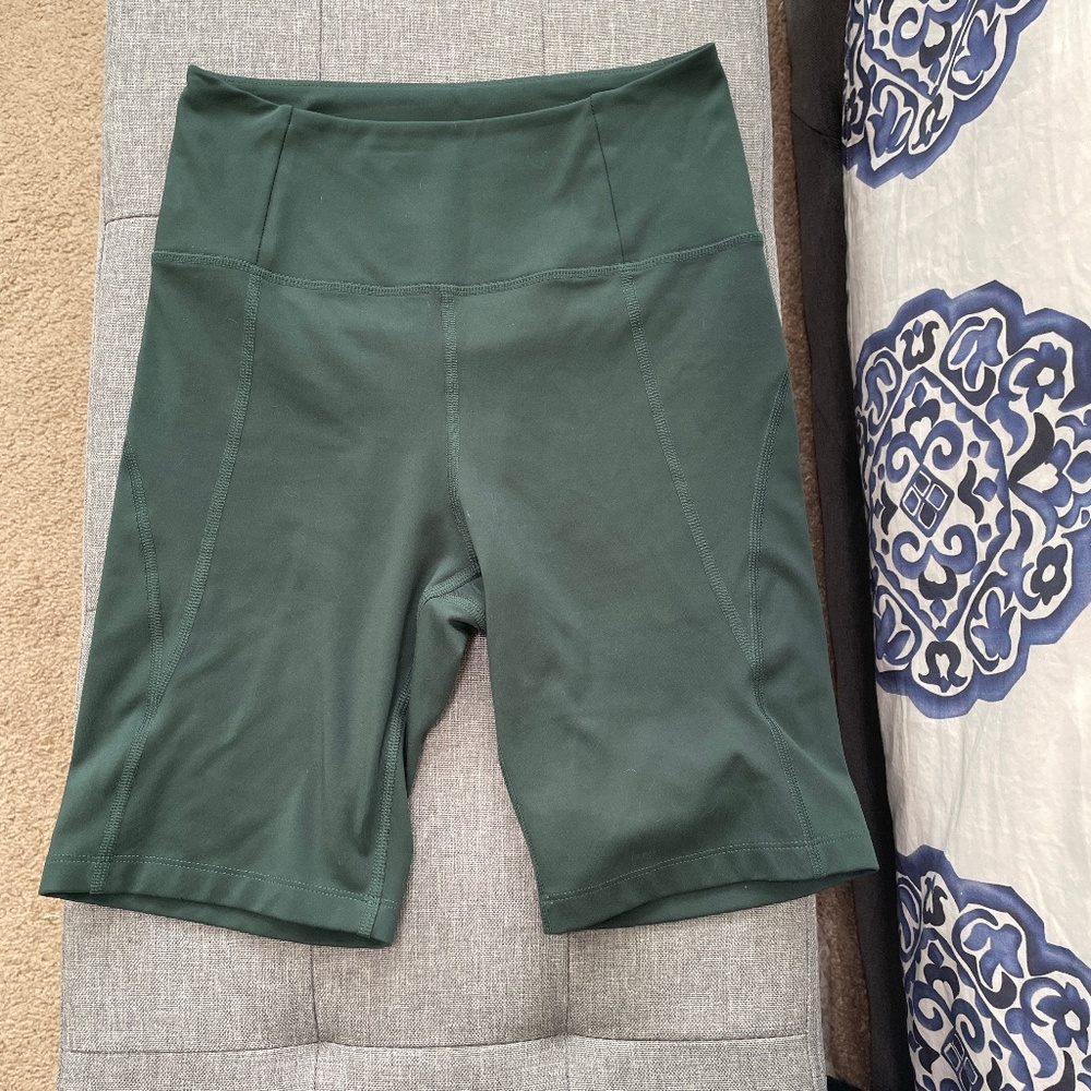 Girlfriend Collective Moss High-Rise‎ Compressive Leggings Green Small #4011